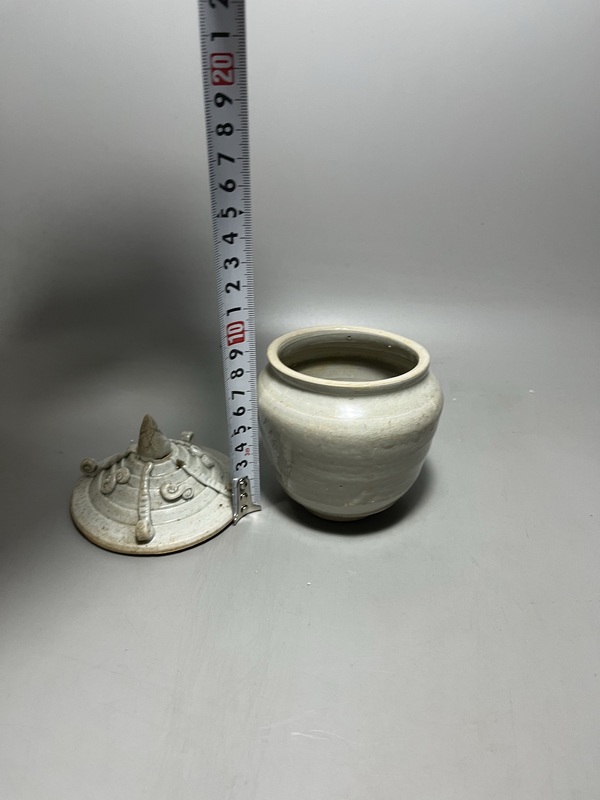 古玩陶瓷青白釉茶葉罐拍賣，當(dāng)前價(jià)格0元