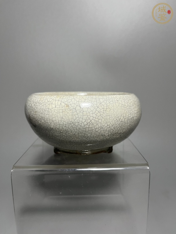 古玩陶瓷漳州窯哥釉香爐真品鑒賞圖