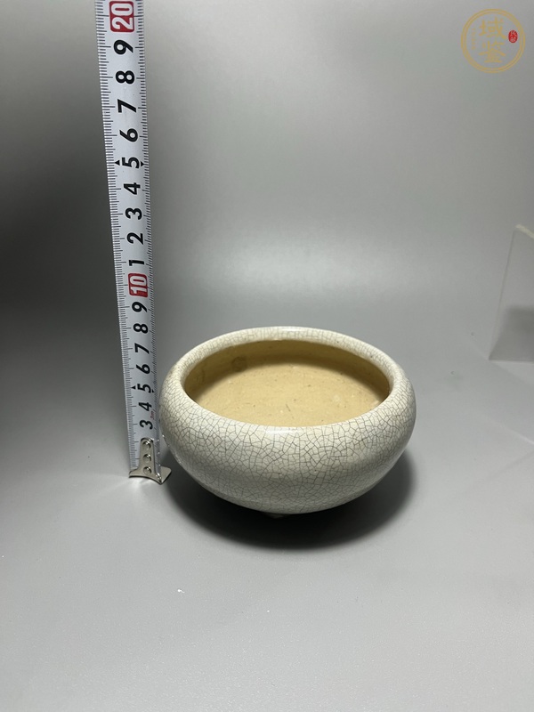 古玩陶瓷漳州窯哥釉香爐真品鑒賞圖