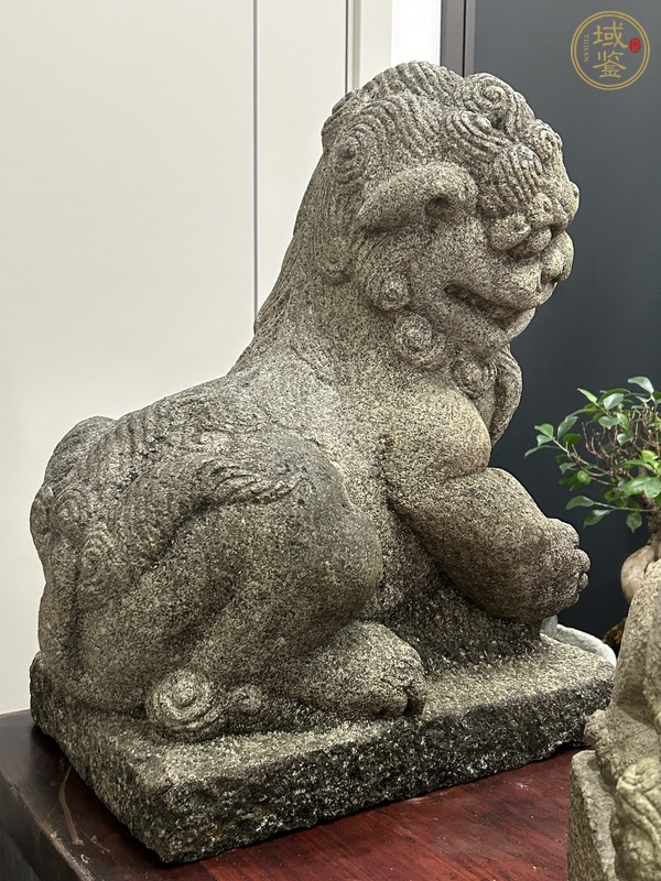 古玩雜項石獅子真品鑒賞圖