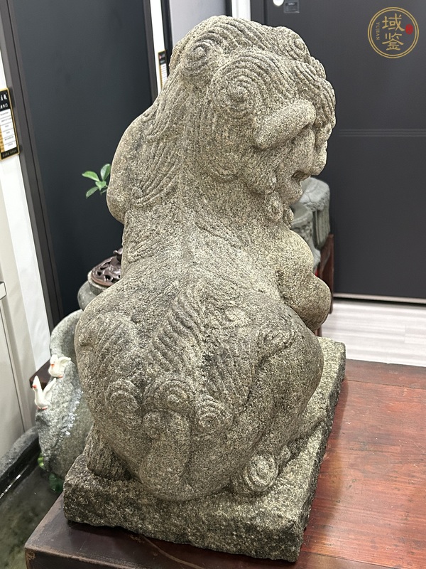 古玩雜項石獅子真品鑒賞圖