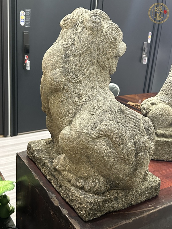 古玩雜項石獅子真品鑒賞圖