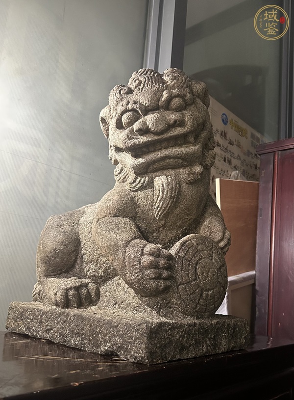 古玩雜項石獅子真品鑒賞圖