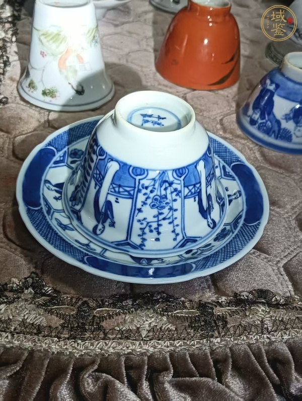 古玩陶瓷青花杯碟真品鑒賞圖