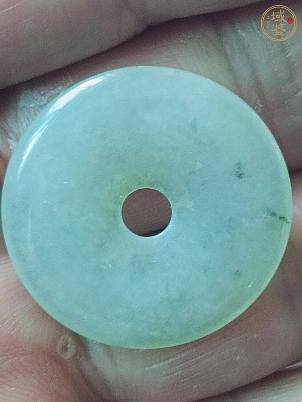 古玩玉器天然翡翠“平安扣”真品鑒賞圖