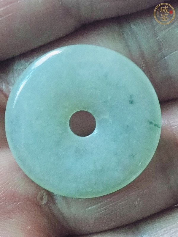 古玩玉器天然翡翠“平安扣”真品鑒賞圖