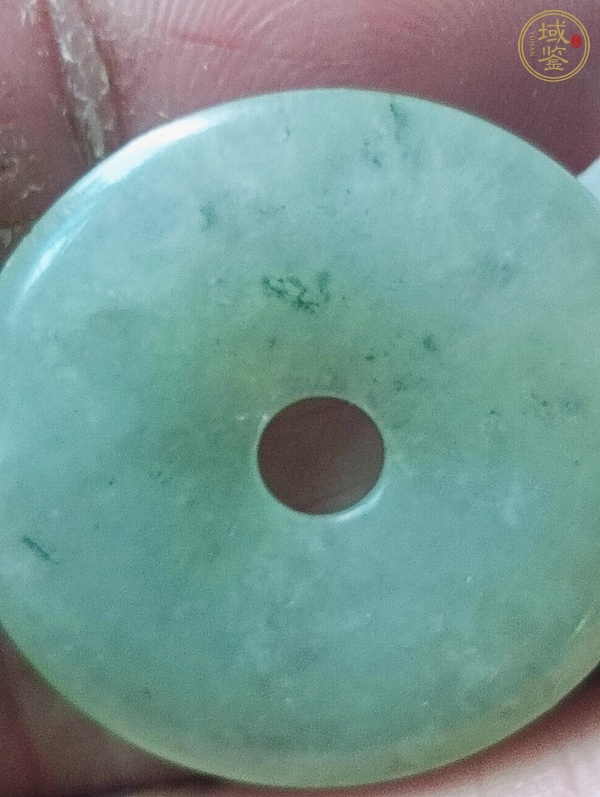 古玩玉器天然翡翠“平安扣”真品鑒賞圖