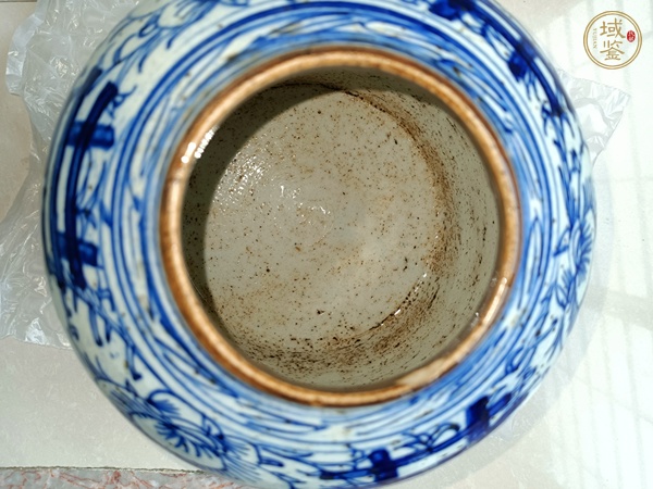 古玩陶瓷纏枝花囍字紋罐真品鑒賞圖