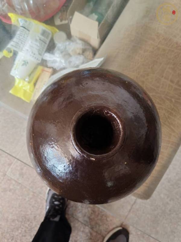 古玩陶瓷清山西窯口黑釉瓶真品鑒賞圖
