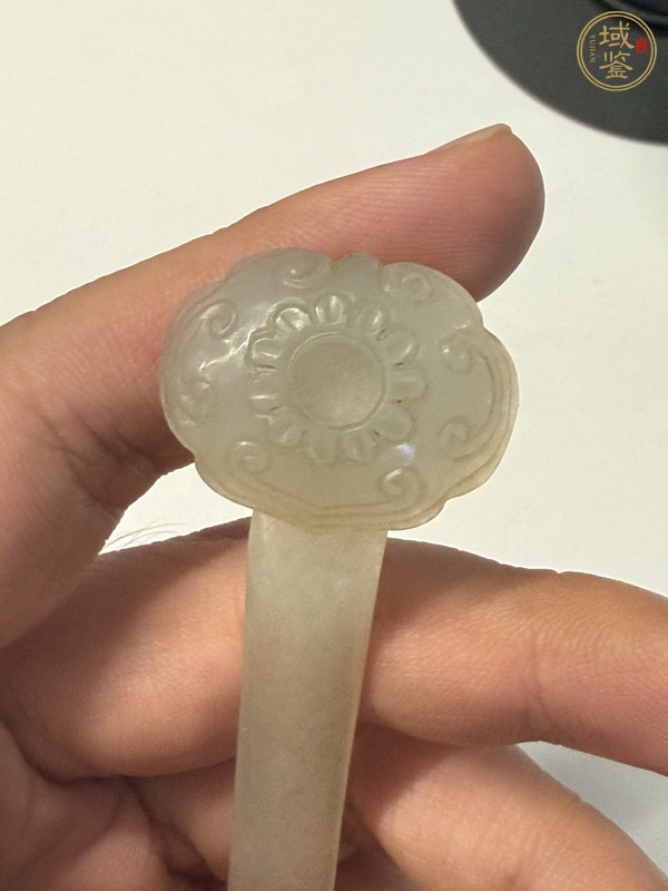 古玩玉器白玉書箋真品鑒賞圖