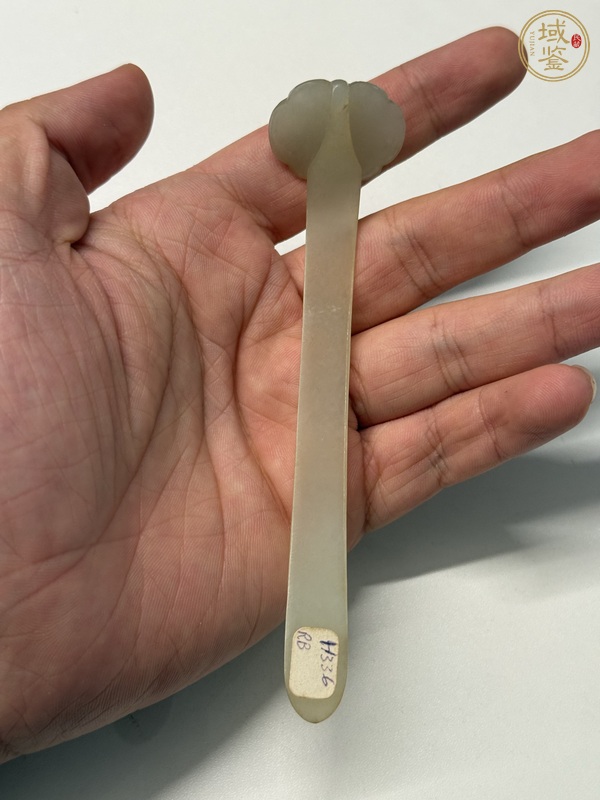 古玩玉器白玉書箋真品鑒賞圖