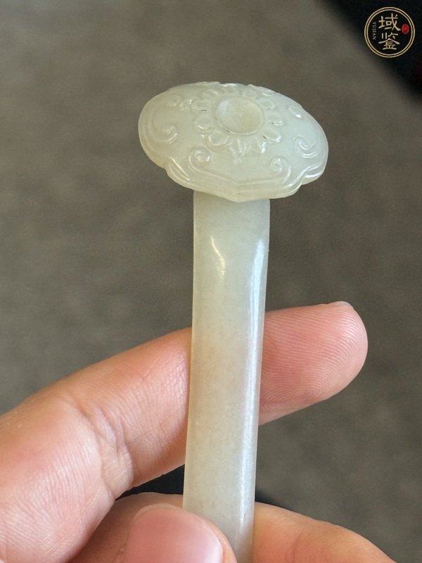 古玩玉器白玉書箋真品鑒賞圖