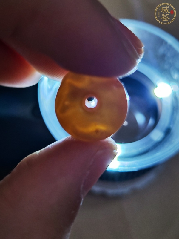 古玩玉器蜜蠟桶珠真品鑒賞圖