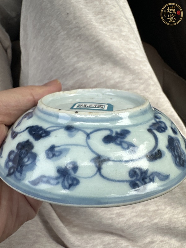 古玩陶瓷正德青花盤真品鑒賞圖