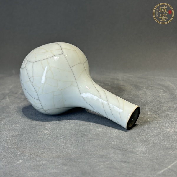 古玩陶瓷官釉天球瓶真品鑒賞圖