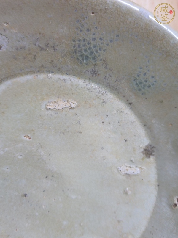 古玩陶瓷越窯青瓷盤(pán)真品鑒賞圖