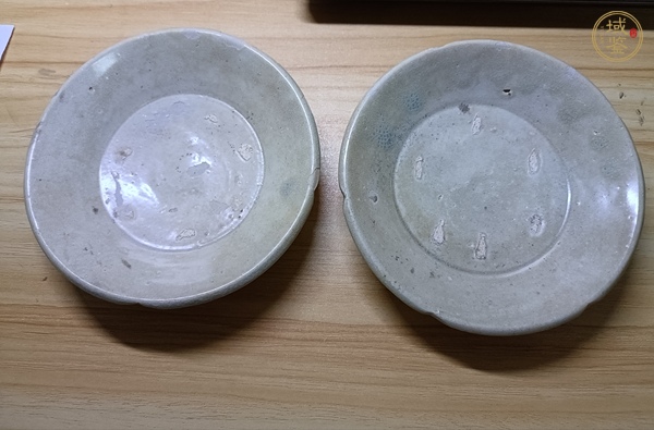古玩陶瓷越窯青瓷盤(pán)真品鑒賞圖