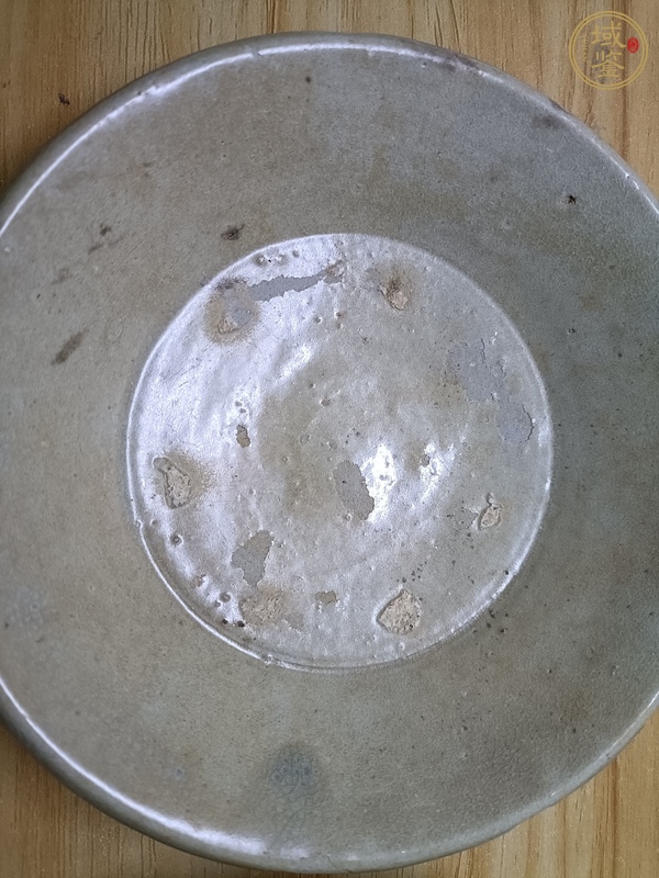 古玩陶瓷越窯青瓷盤(pán)真品鑒賞圖