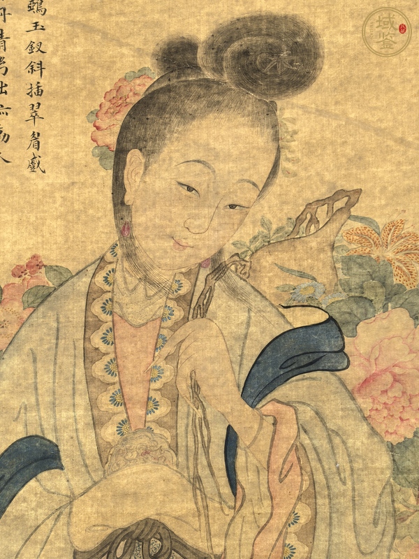 古玩字畫管平湖《仕女》真品鑒賞圖