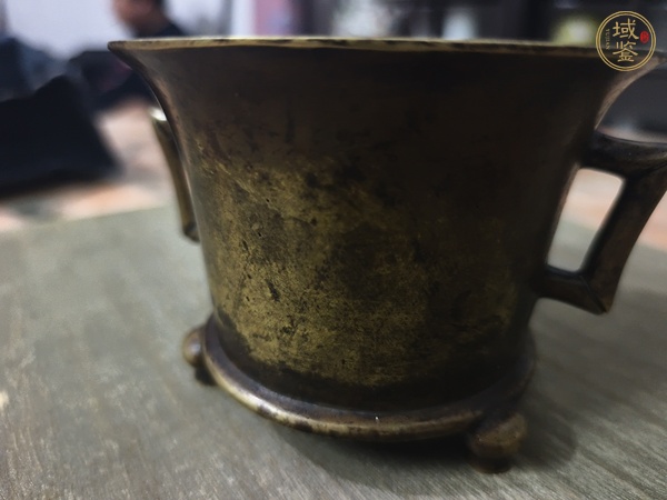 古玩銅器法盞爐真品鑒賞圖