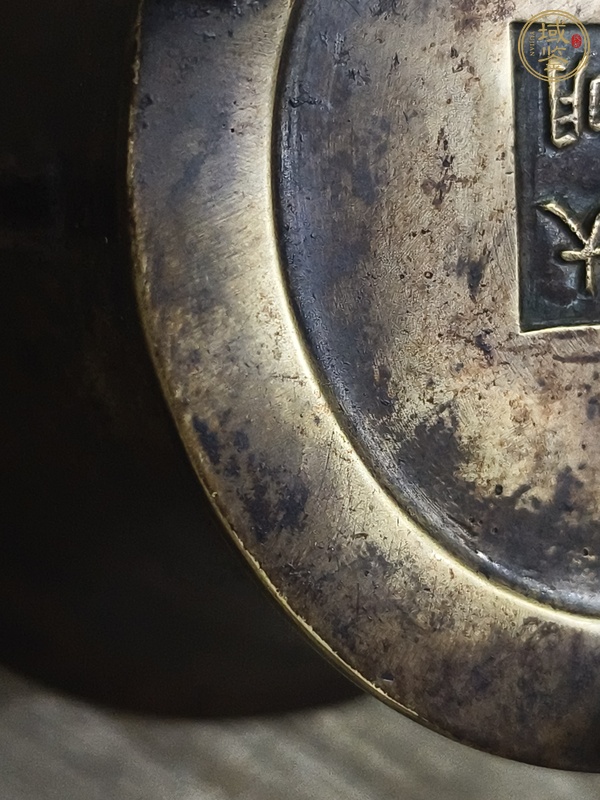 古玩銅器法盞爐真品鑒賞圖