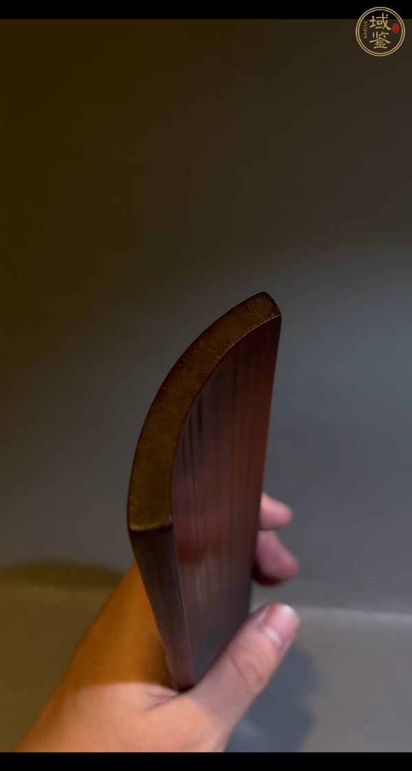 古玩雜項竹雕臂擱真品鑒賞圖