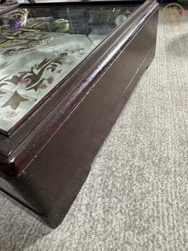 古玩陶瓷粉彩花卉紋攢盤真品鑒賞圖