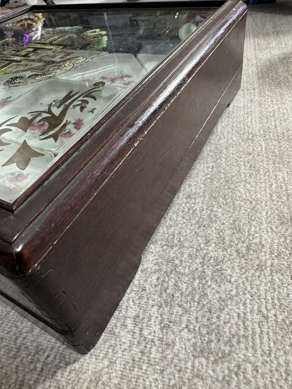 古玩陶瓷粉彩花卉紋攢盤拍賣，當(dāng)前價格2800元