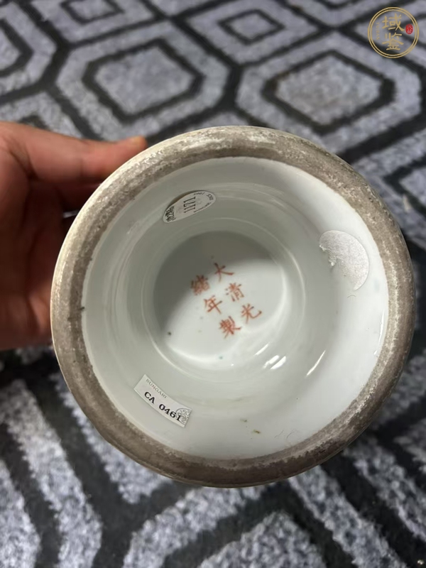 古玩陶瓷高足暖鍋真品鑒賞圖