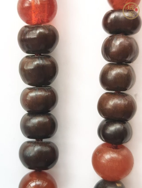 古玩玉器菩提籽搭配多寶珠真品鑒賞圖