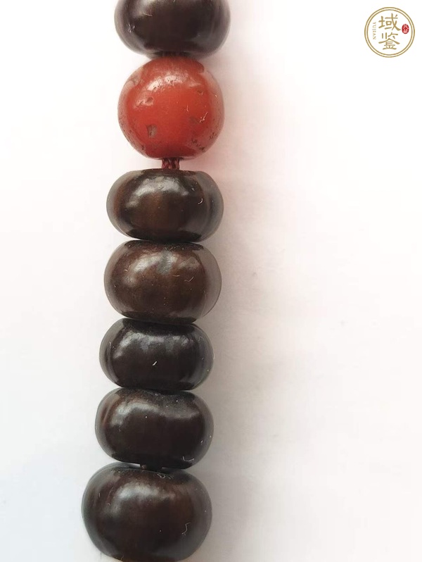 古玩玉器菩提籽搭配多寶珠真品鑒賞圖