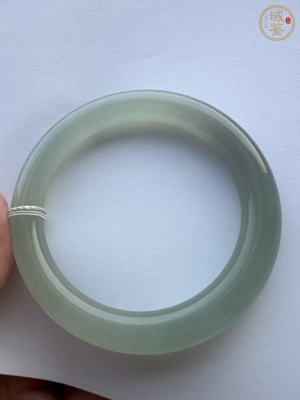 古玩玉器翡翠手鐲真品鑒賞圖