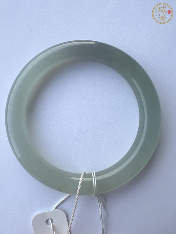 古玩玉器翡翠手鐲真品鑒賞圖