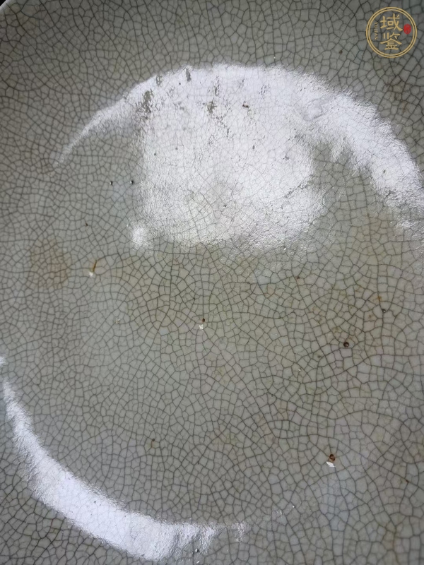 古玩陶瓷哥釉七星盤真品鑒賞圖