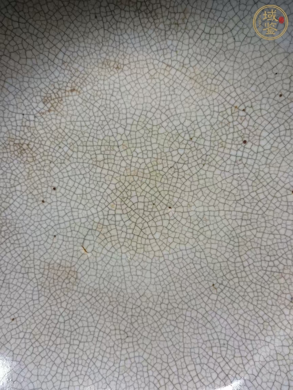 古玩陶瓷哥釉七星盤真品鑒賞圖