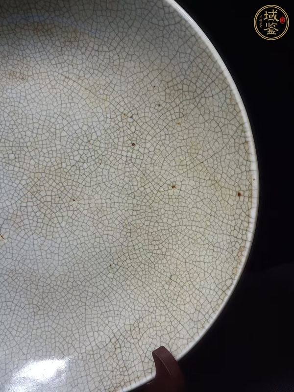 古玩陶瓷哥釉七星盤真品鑒賞圖