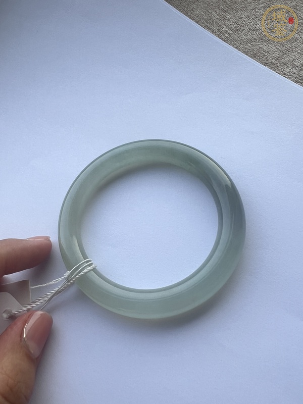 古玩玉器翡翠A貨手鐲真品鑒賞圖