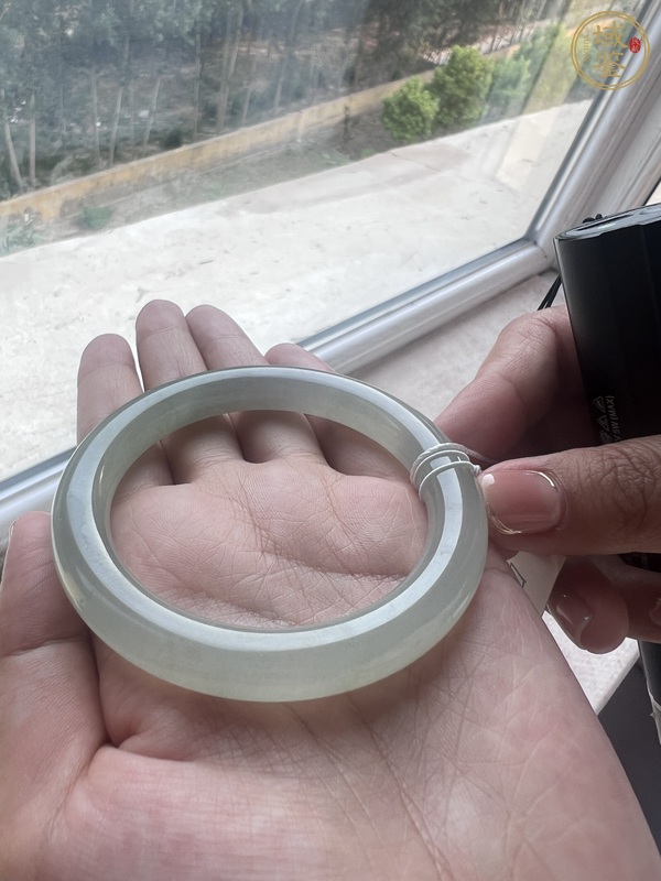 古玩玉器翡翠A貨手鐲真品鑒賞圖