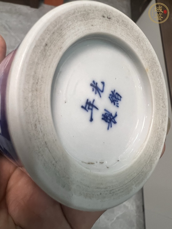 古玩陶瓷青花留白青花云龍紋筆筒真品鑒賞圖