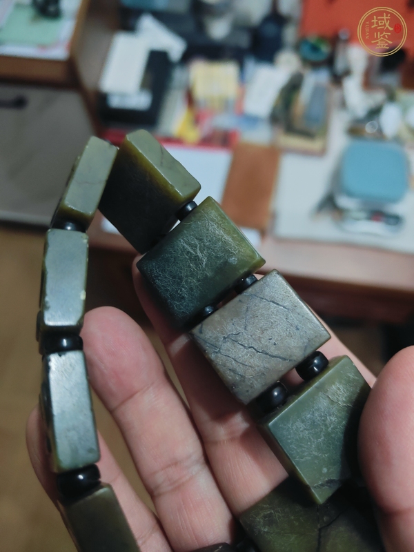 古玩玉器地方玉雕“獸面紋”手排真品鑒賞圖
