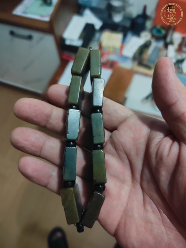 古玩玉器地方玉雕“獸面紋”手排真品鑒賞圖