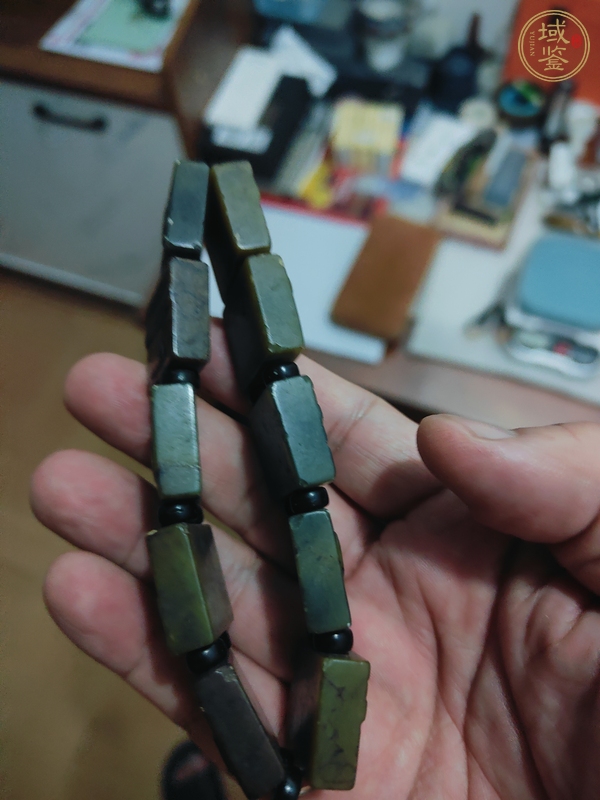 古玩玉器地方玉雕“獸面紋”手排真品鑒賞圖