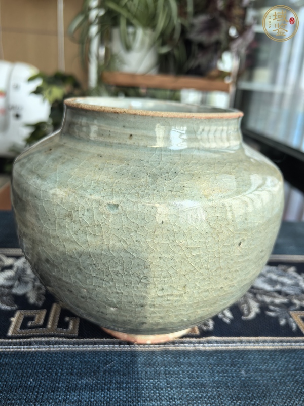 古玩陶瓷龍泉青瓷罐真品鑒賞圖
