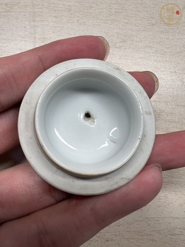 古玩陶瓷文字青花執壺真品鑒賞圖