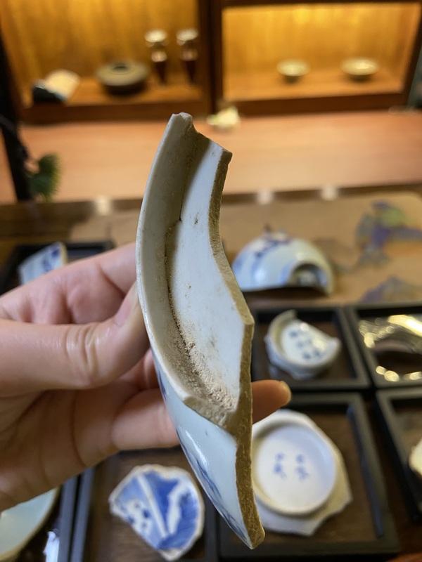 古玩陶瓷青花碗標(biāo)本拍賣，當(dāng)前價(jià)格3600元