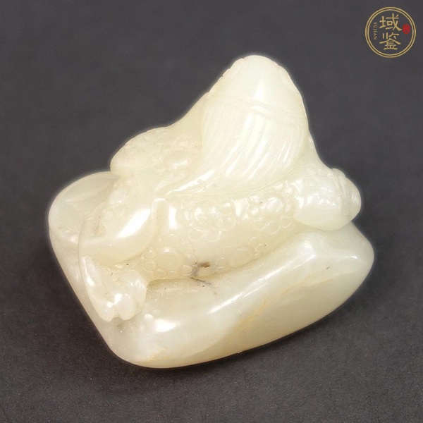古玩玉器和田玉雕“金蟾”擺件真品鑒賞圖