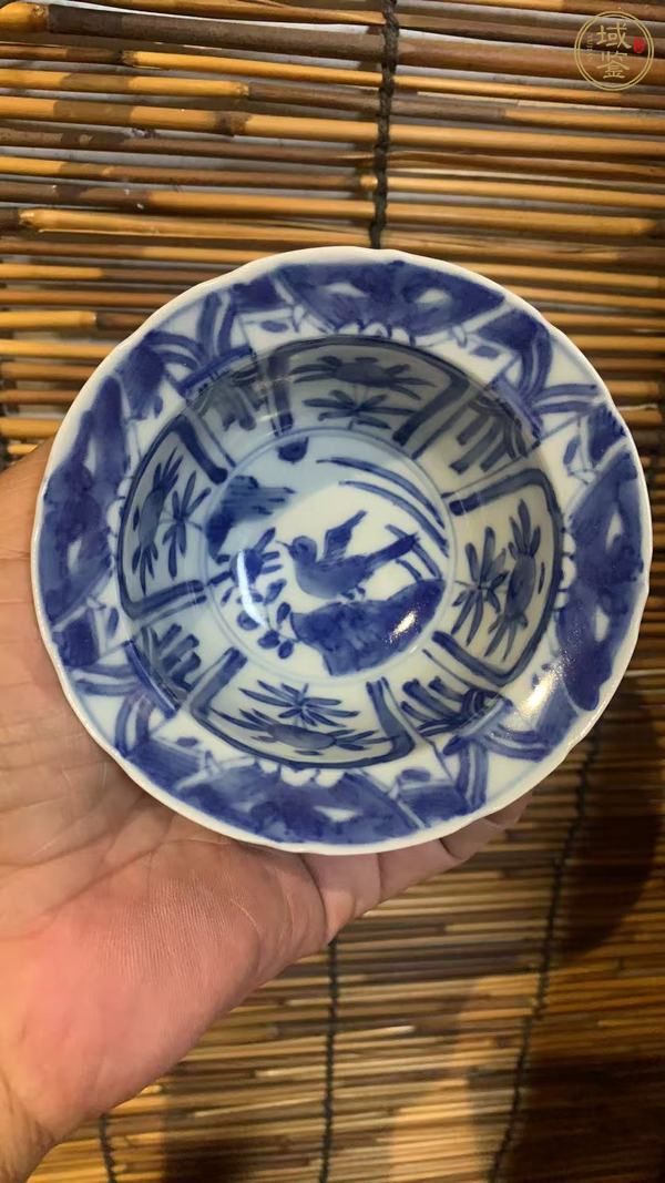古玩陶瓷日本明治花鳥紋盤真品鑒賞圖