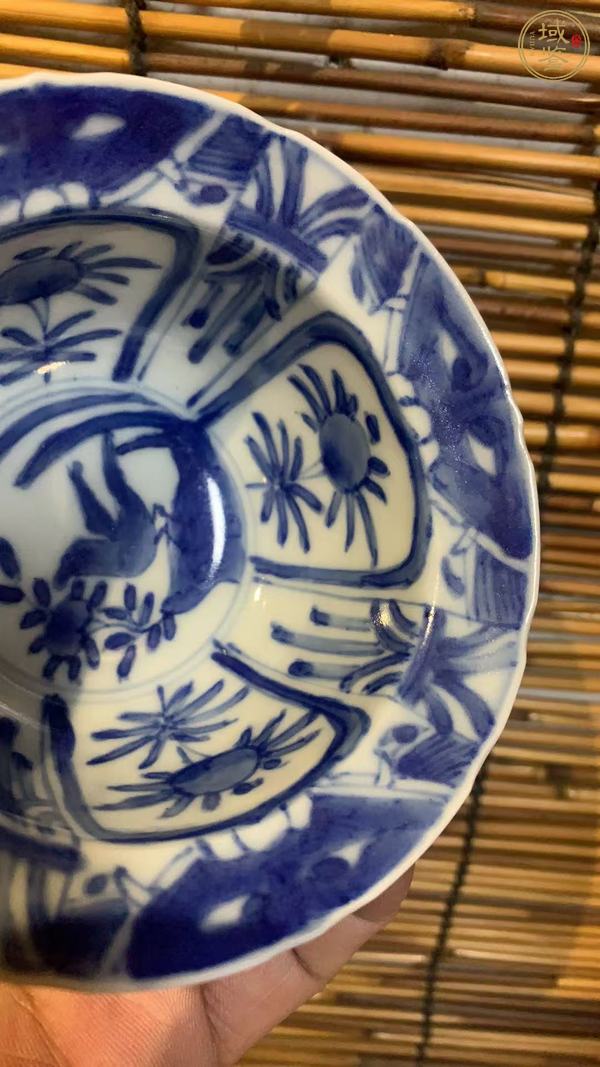 古玩陶瓷日本明治花鳥紋盤真品鑒賞圖