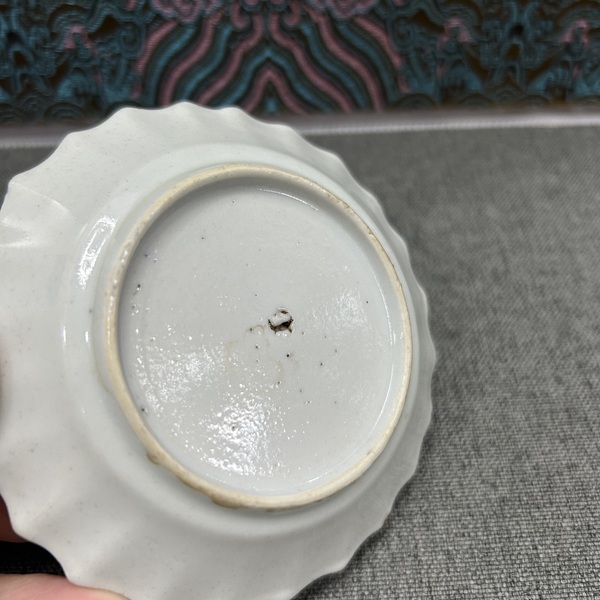 古玩陶瓷清康熙青花漁家樂紋杯碟拍賣,當前價格2200元