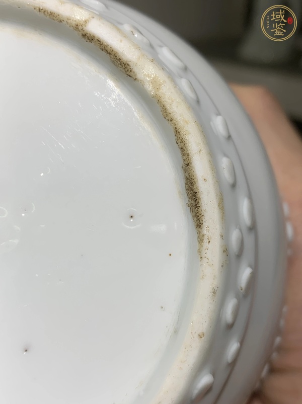 古玩陶瓷德化窯白釉獅耳鼓釘罐真品鑒賞圖